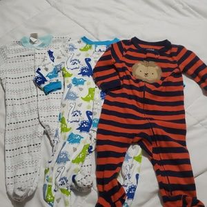 3 piece bundle||Footed pjs||boy